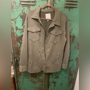 Green shirt/jacket. Size large